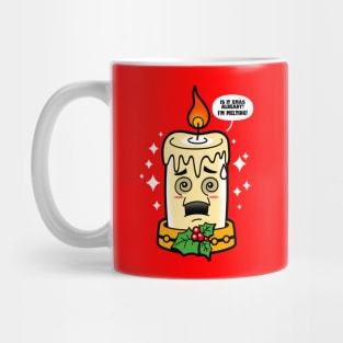 Funny Cute Kawaii Christmas Candle Christmas Gift Funny Cartoon Mug